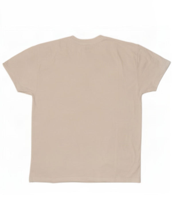 Abercrombie & Fitch Relaxed T-Shirt-Oberteil für Herren aus mittelweißer Baumwolle