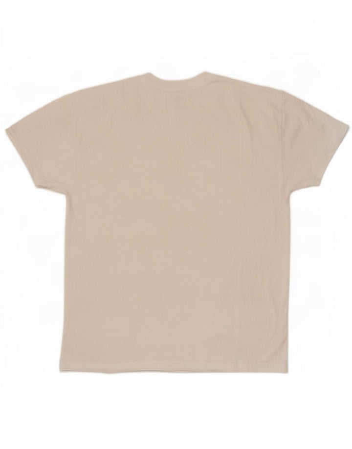 Abercrombie & Fitch Relaxed T-Shirt-Oberteil für Herren aus mittelweißer Baumwolle