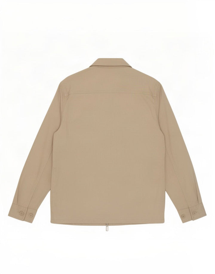 Zara Herren Bomberjacke UK 36 Small Beige Baumwolle