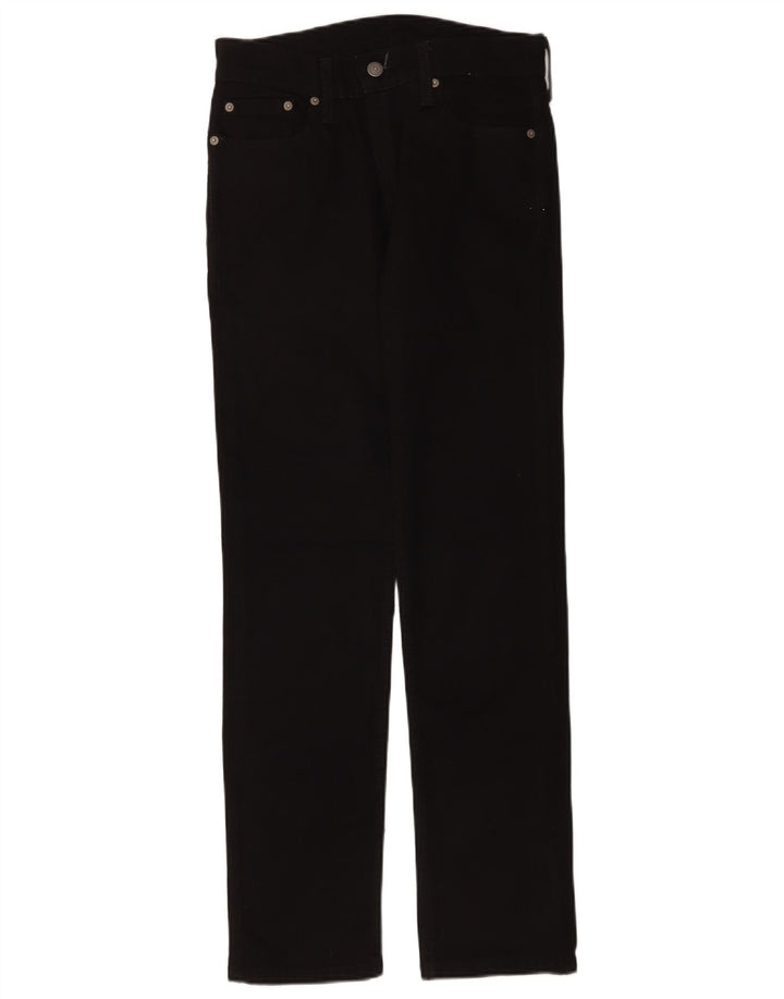 Levi's Herren 511 Slim Jeans W28 L32 Schwarze Baumwolle