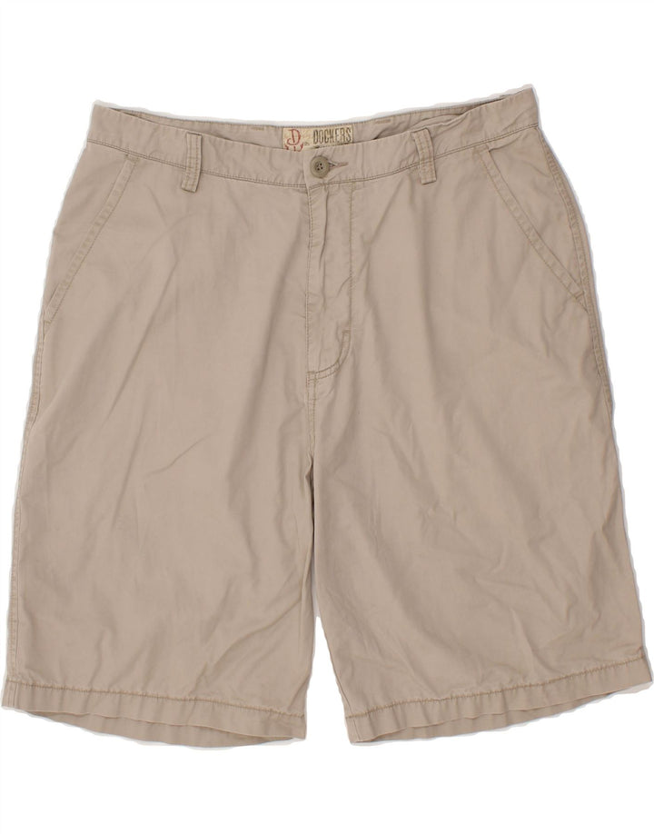 DOCKERS Mens Chino Shorts W34 Large Grey Cotton Vintage Dockers and Second-Hand Dockers from Messina Hembry 