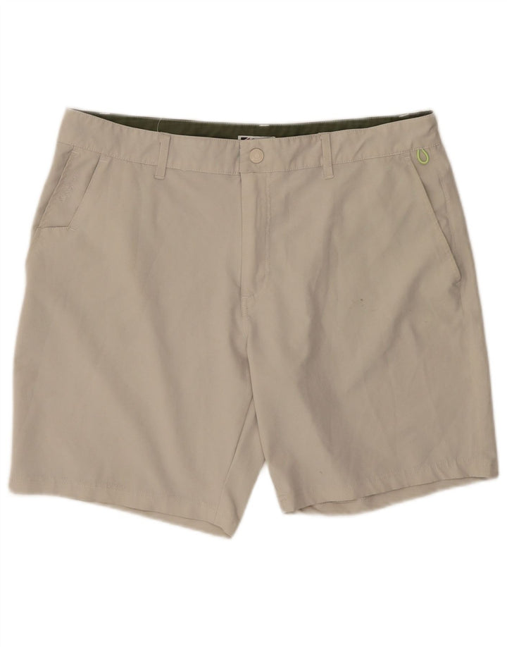 PEPE JEANS Damen Chino-Shorts, Größe L, W34, Beige, Polyester