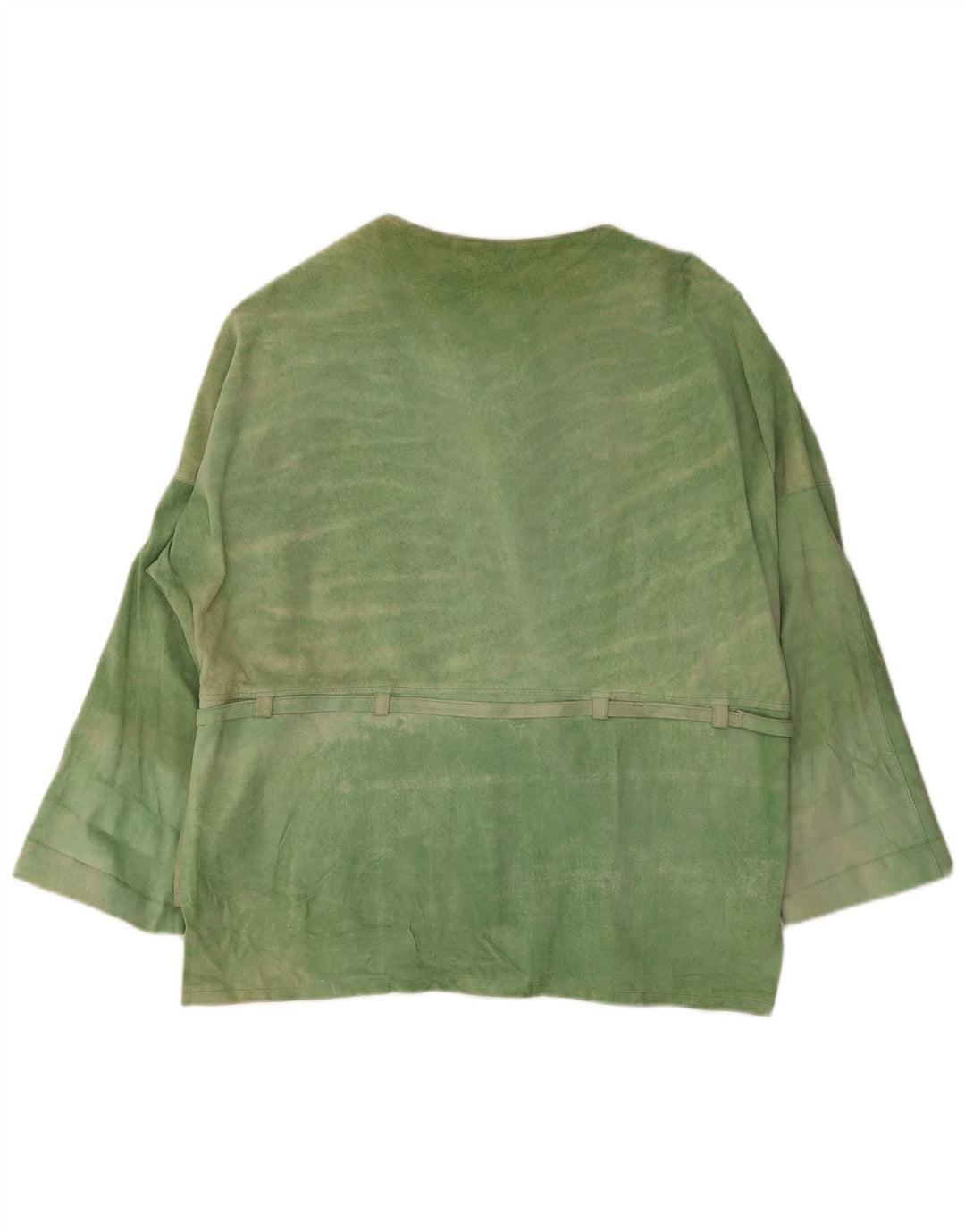 Vintage Damen Wildlederjacke UK 20 2XL Grün