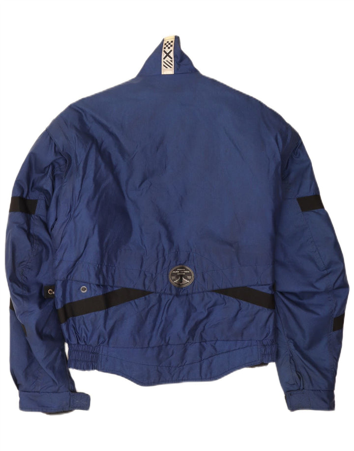 Spidi Herren-Racer-Jacke, UK 38, mittleres marineblaues Farbblock-Polyester