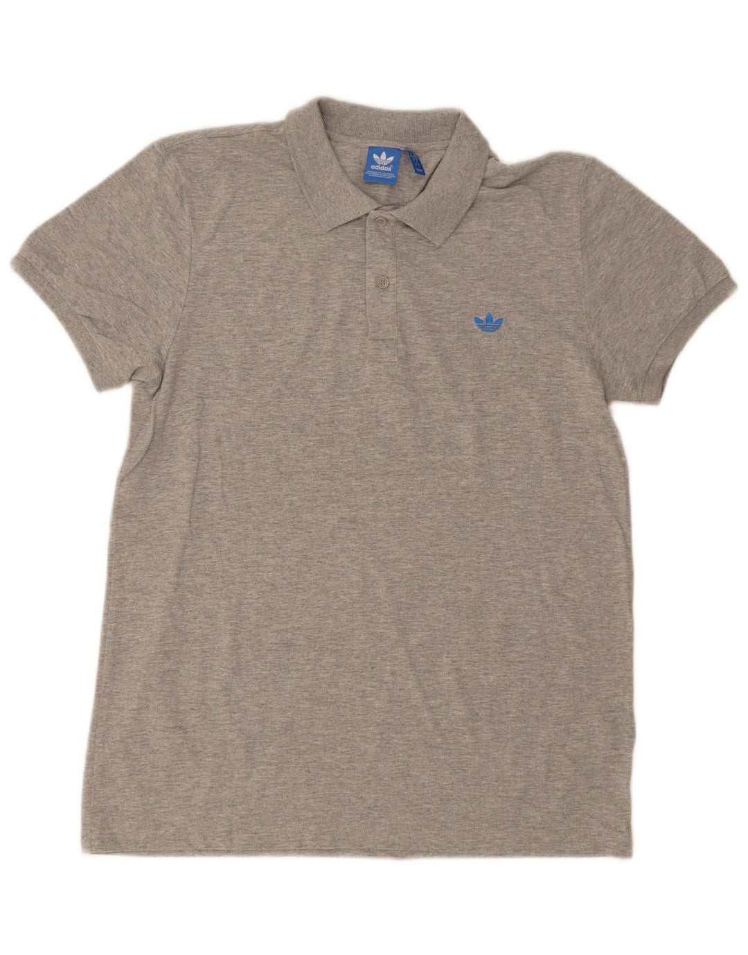Adidas Herren Poloshirt Große graue Baumwolle