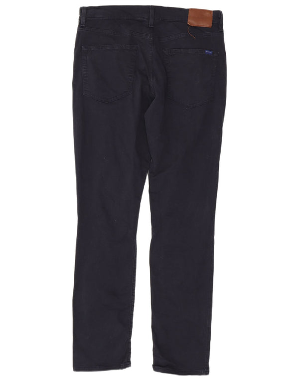 Gant Slim Freizeithose für Herren, W34, L32, marineblau, Baumwolle