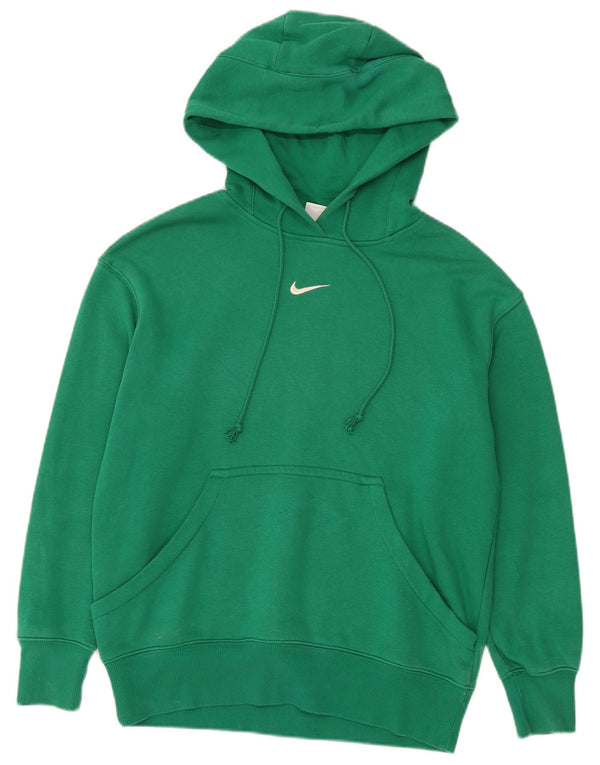 Nike Herren Loose Fit Hoodie Pullover XS Grüne Baumwolle