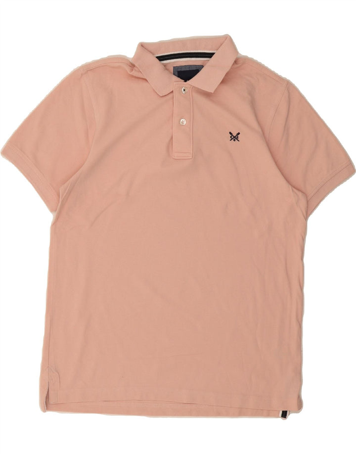J. CREW Mens Polo Shirt Medium Pink Cotton Vintage J. Crew and Second-Hand J. Crew from Messina Hembry 