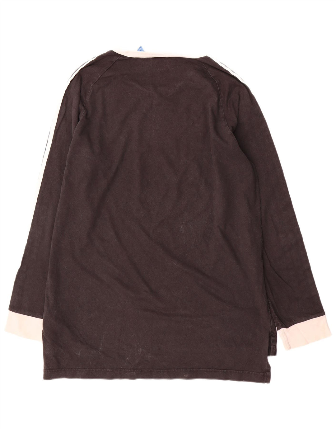 Adidas Herren-Top, langärmelig, groß, Schwarz, Colourblock-Baumwolle