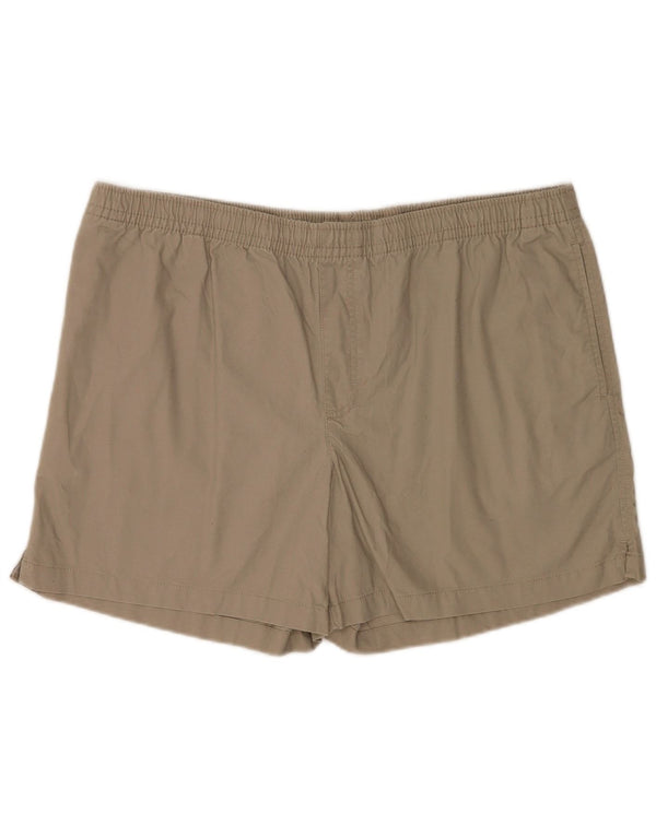 Marks & Spencer Herren Blue Harbor Chino Shorts W42 2XL Beige Baumwolle