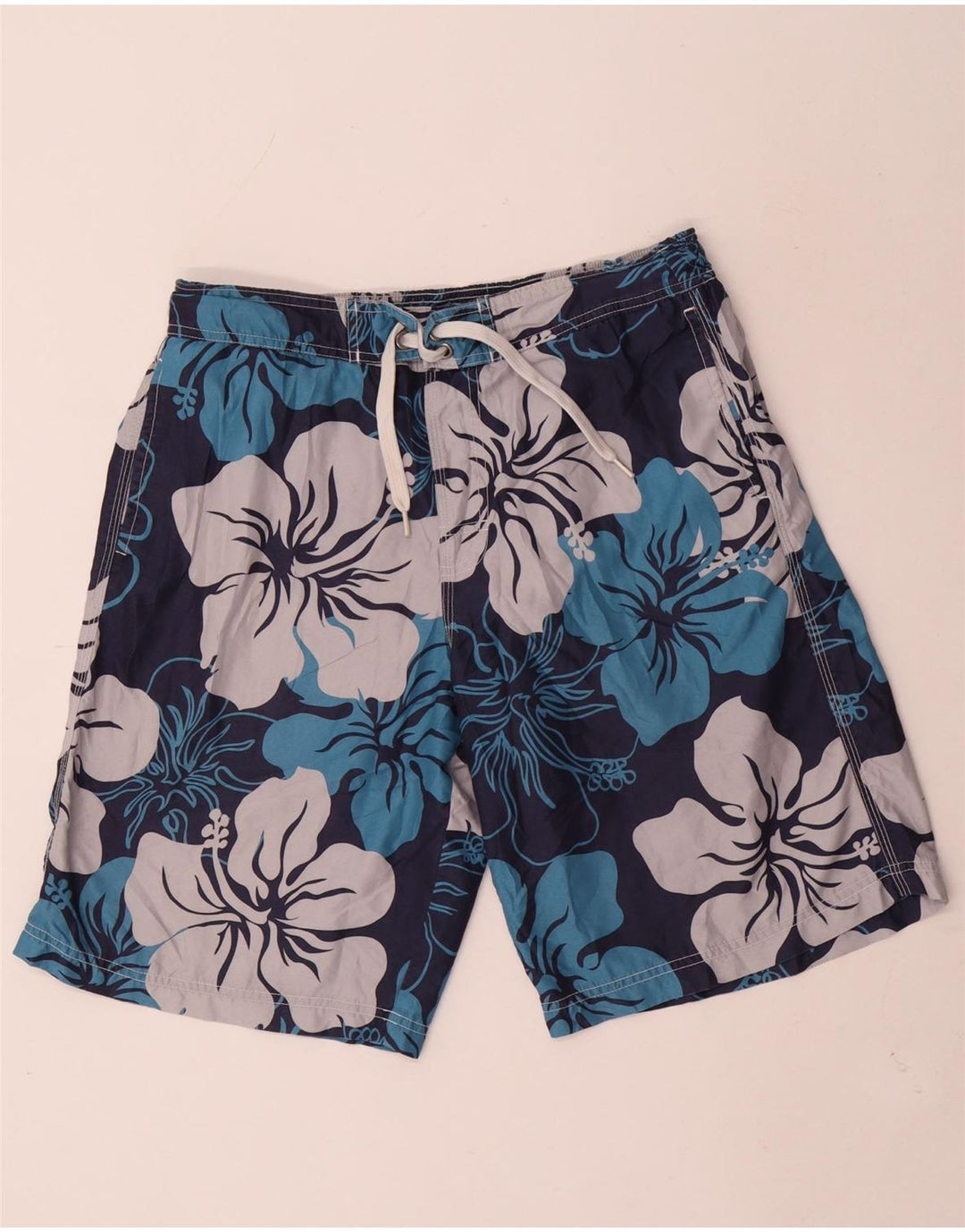Marks & Spencer Herren Blue Harbour Badeshorts Mittel Marineblau mit Blumenmuster