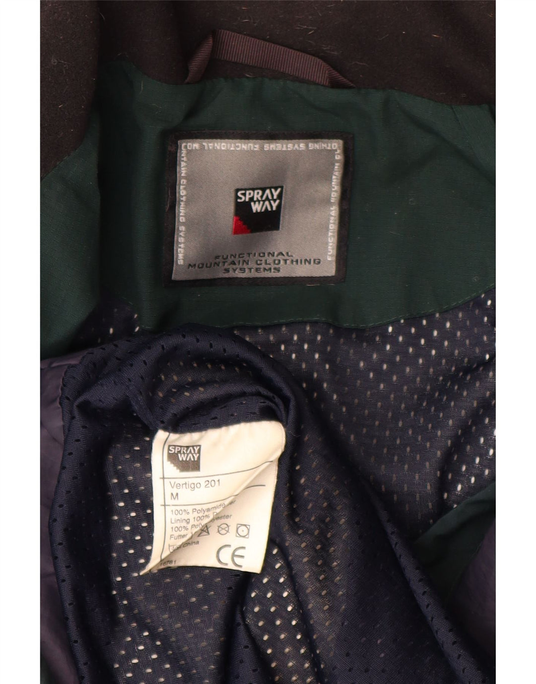 SPRAYWAY Herren-Regenjacke mit Kapuze, UK 38, mittelgrün, Polyamid