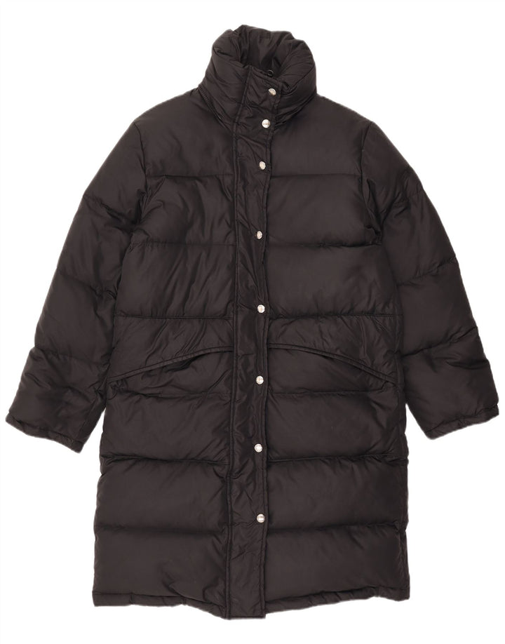 Replay Damen Übergroßer gepolsterter Mantel UK 6 XS Schwarz Polyamid