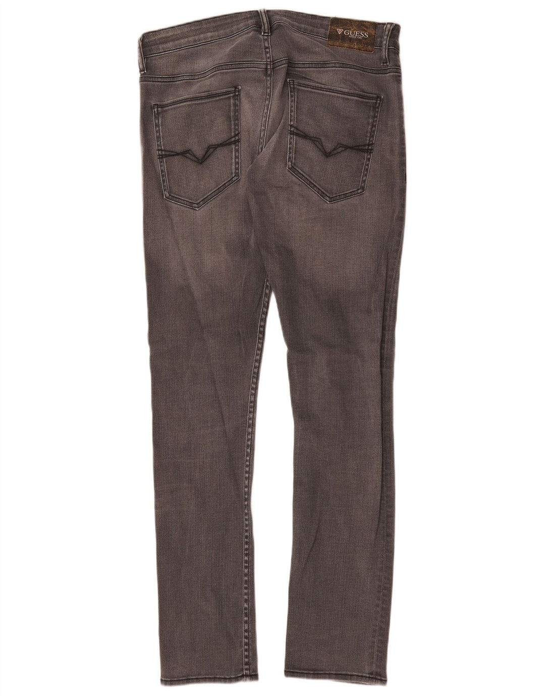 Guess Damen Skinny Jeans W33 L32 Grau