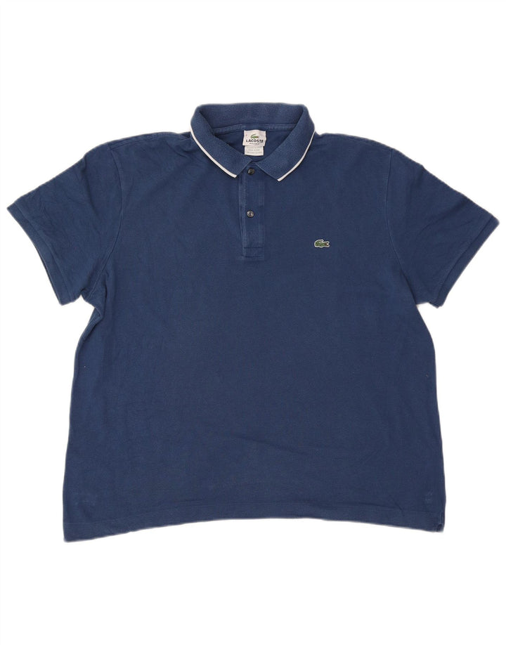 Lacoste Herren-Poloshirt mit normaler Passform, Größe 6 XL, Marineblau