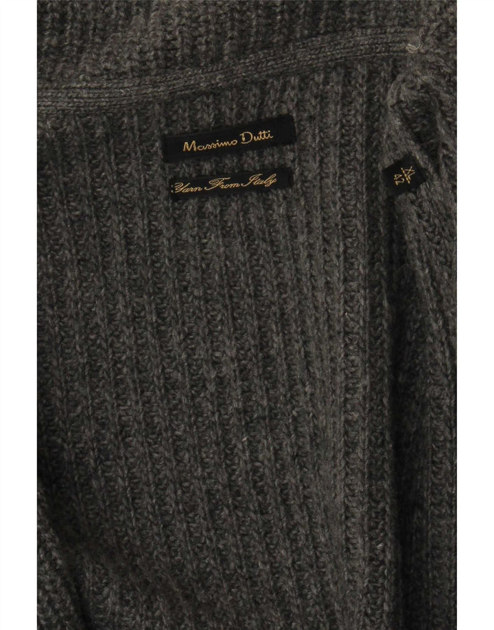 Massimo Dutti Herren Strickjacke XL Grau