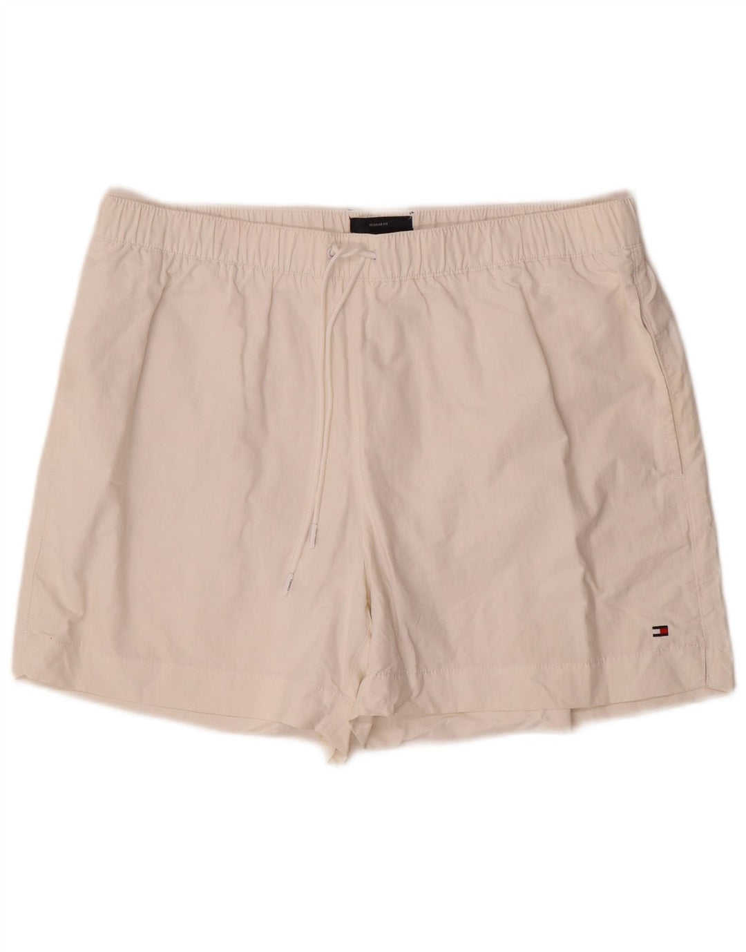 Tommy Hilfiger Herren Regular Fit Badeshorts XL Weiß Polyamid