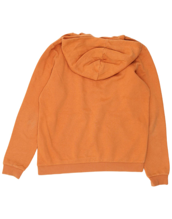 Jack & Jones Jungen-Pullover mit grafischem Kapuzenpullover, 13–14 Jahre, orangefarbene Baumwolle