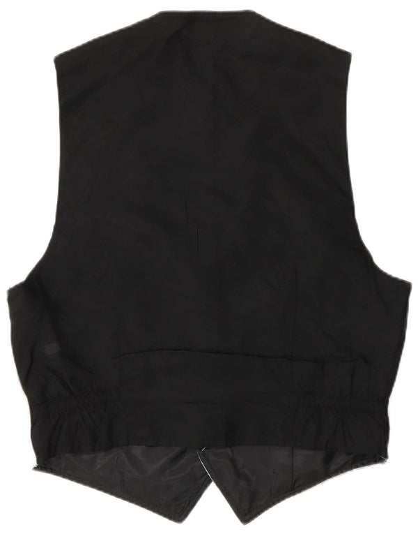 VINTAGE Damen Weste UK 24 4XL Mehrfarbiges Paisley-Polyester