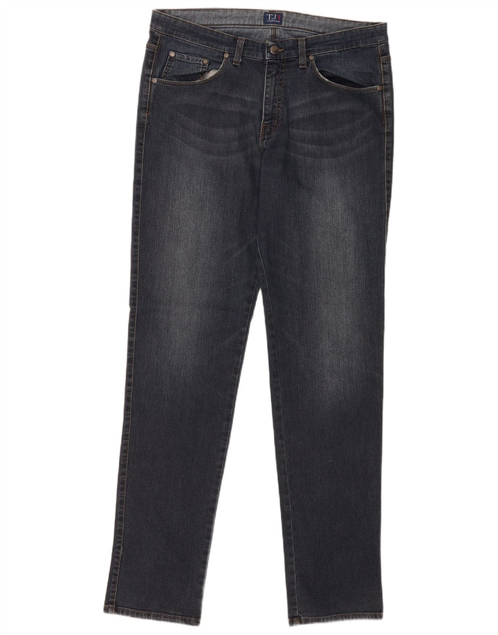 Trussardi Herren Slim Jeans W38 L34 Blaue Baumwolle