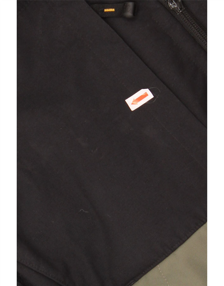 JACK WOLFSKIN Herren-Windbreaker-Jacke, UK 36/38, mittlerer Khaki-Farbblock