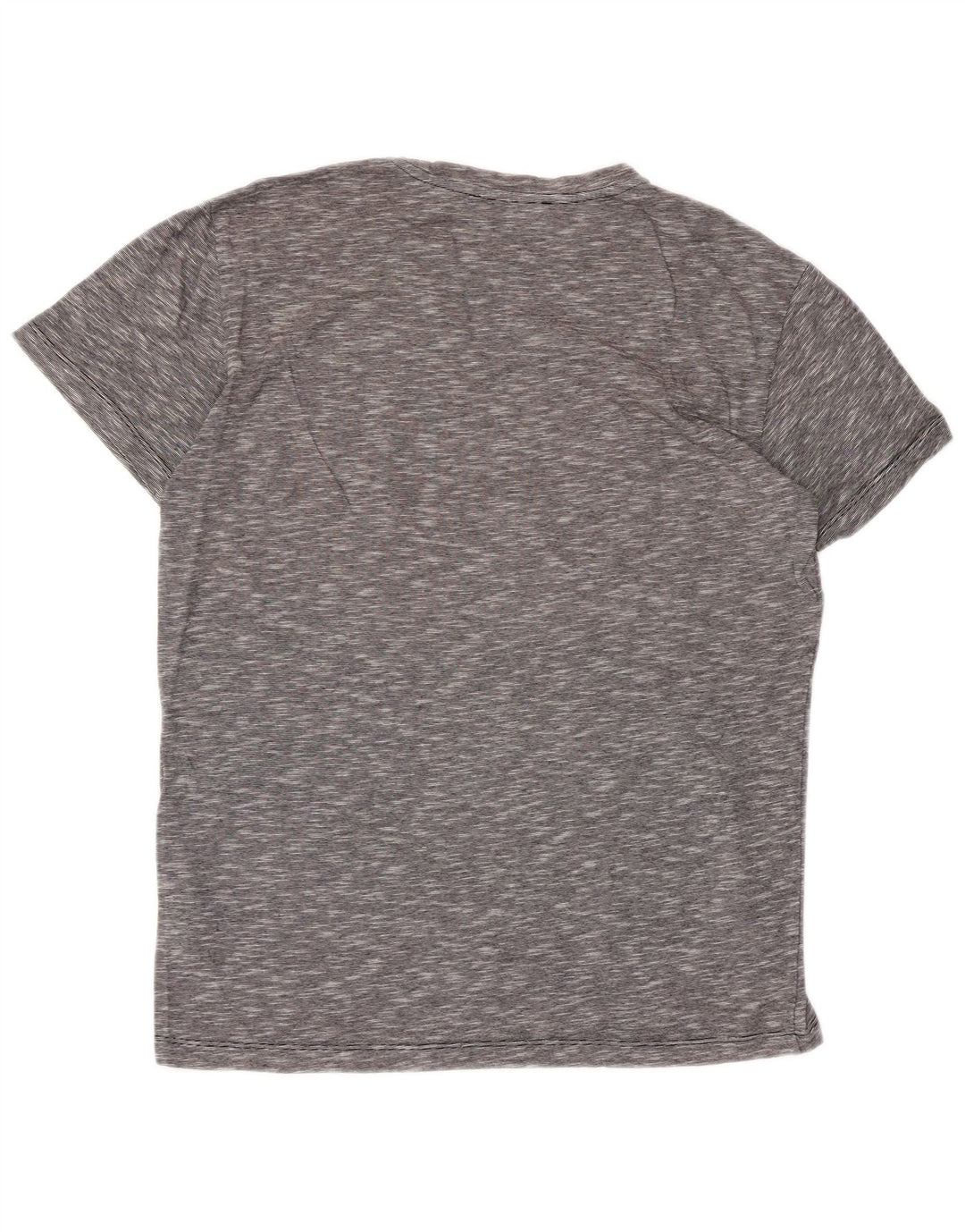 TRUSSARDI Herren-T-Shirt, klein, grau gesprenkelte Baumwolle