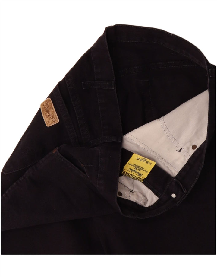 Wrangler Mens Ohio Straight Jeans W36 L28 Marineblau Baumwolle