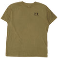 Under Armour Herren T-Shirt Top Large Khaki Baumwolle