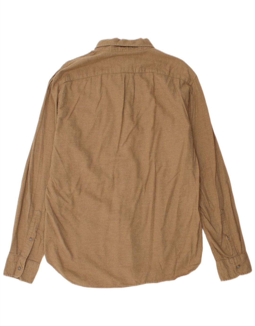 J. CREW Herren-Flanellhemd, mittelbeige Baumwolle