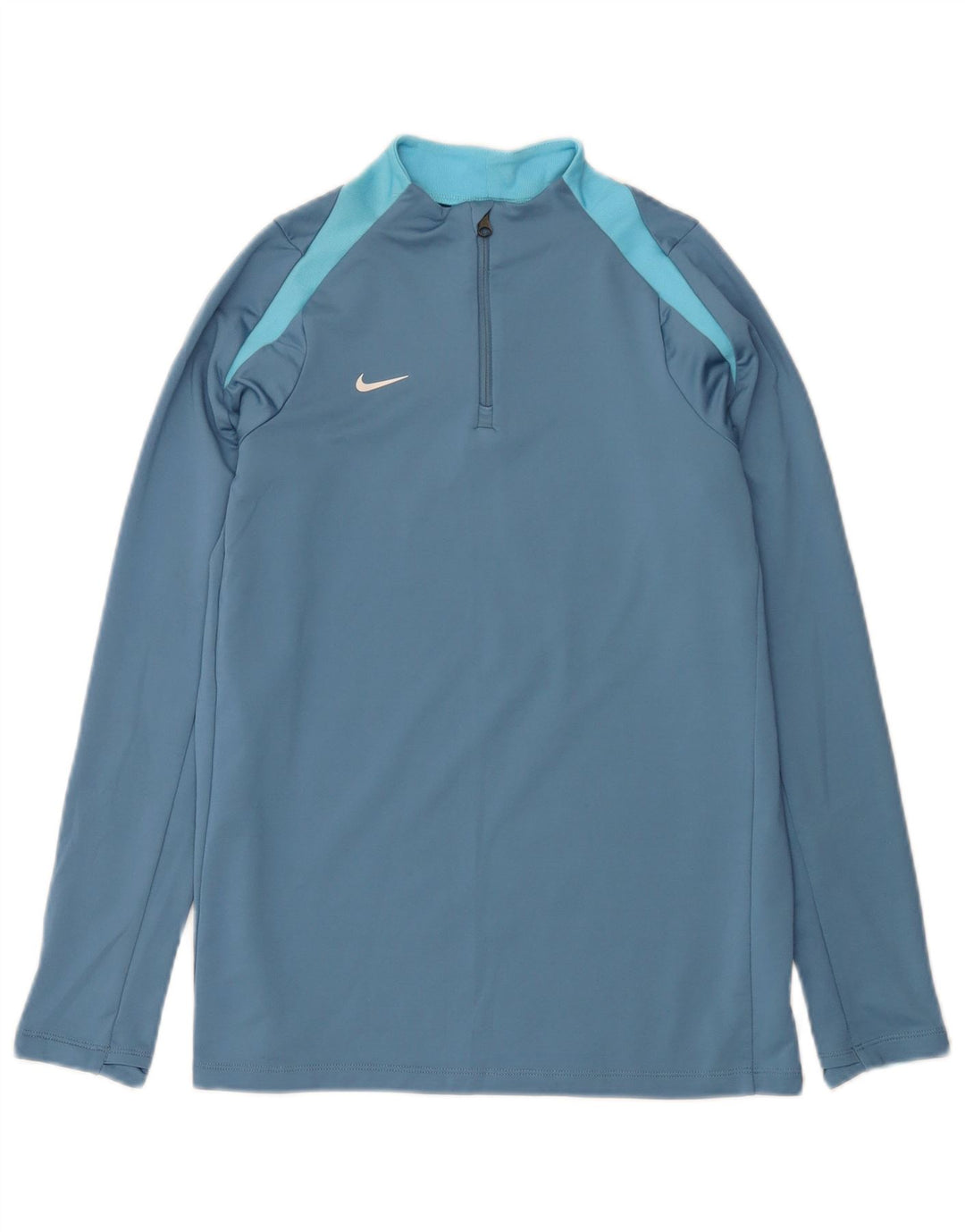 Nike Jungen Dri Fit Slim Zip Neck Pullover Trainingsanzug Top 13–14 Jahre XL Blau