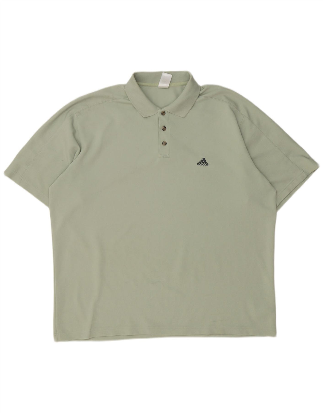 ADIDAS Herren Poloshirt XL Grün Polyester