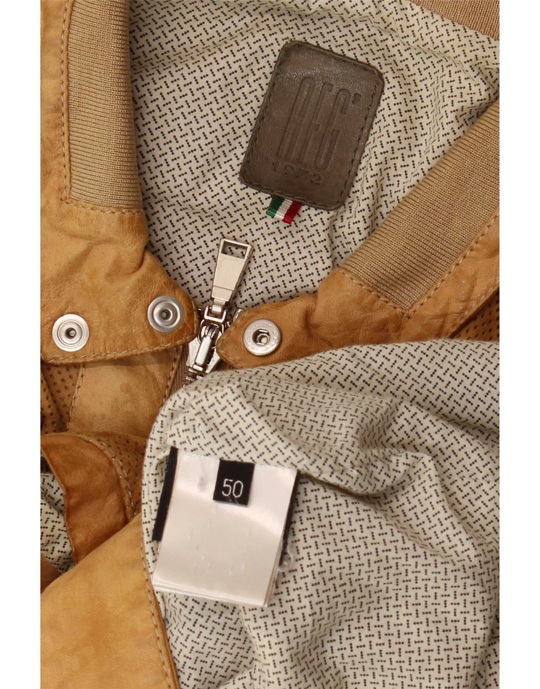 AFG Herren Wildlederjacke IT 50 Large Beige