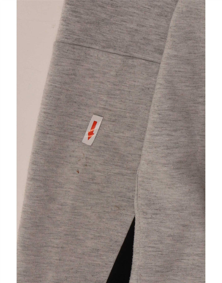 Fila Herren Grafik-Sweatshirt-Pullover Mittelgraues Colourblock-Polyester