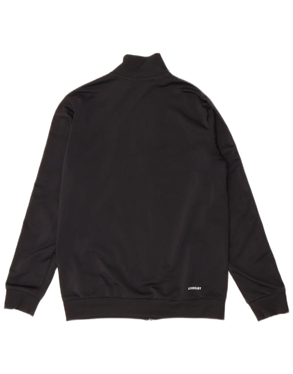 Adidas Jungen Aeroready Trainingsanzug Top Jacke 11-12 Jahre Schwarz Farbblock