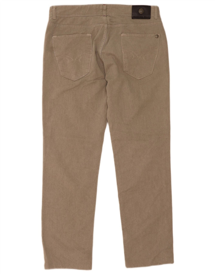 Trussardi Herren Straight Jeans W36 L31 Beige Baumwolle