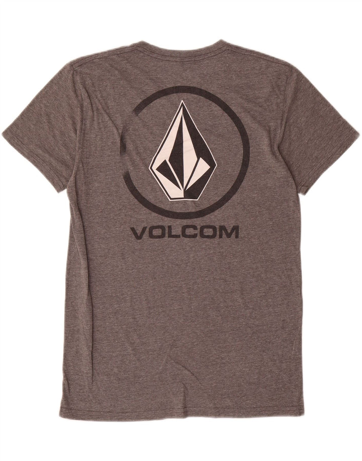 Volcom Herren-T-Shirt mit Grafik, Größe S, Grau, Baumwolle