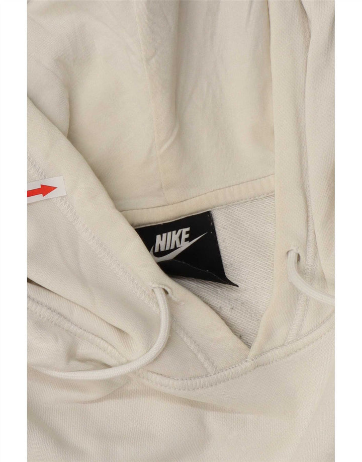 Nike Herren Graphic Hoodie Pullover 2XL Weiße Baumwolle