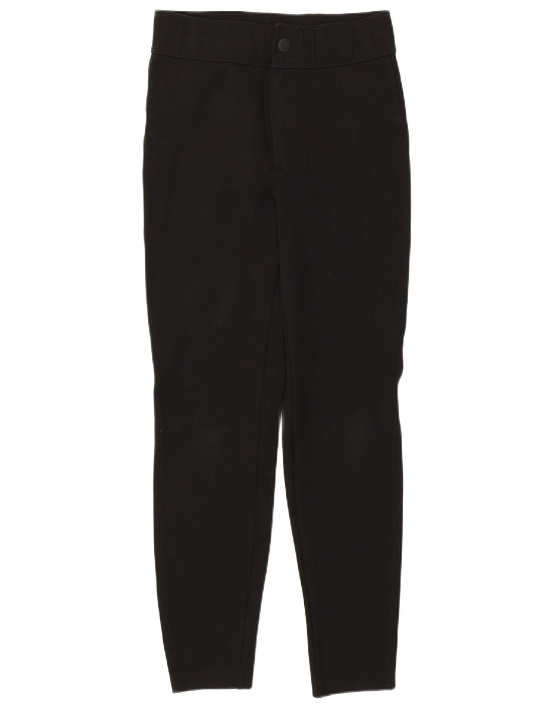 Zara Skinny-Hose mit hohem Bund für Damen, mittelgroß, W28, L27, schwarze Viskose