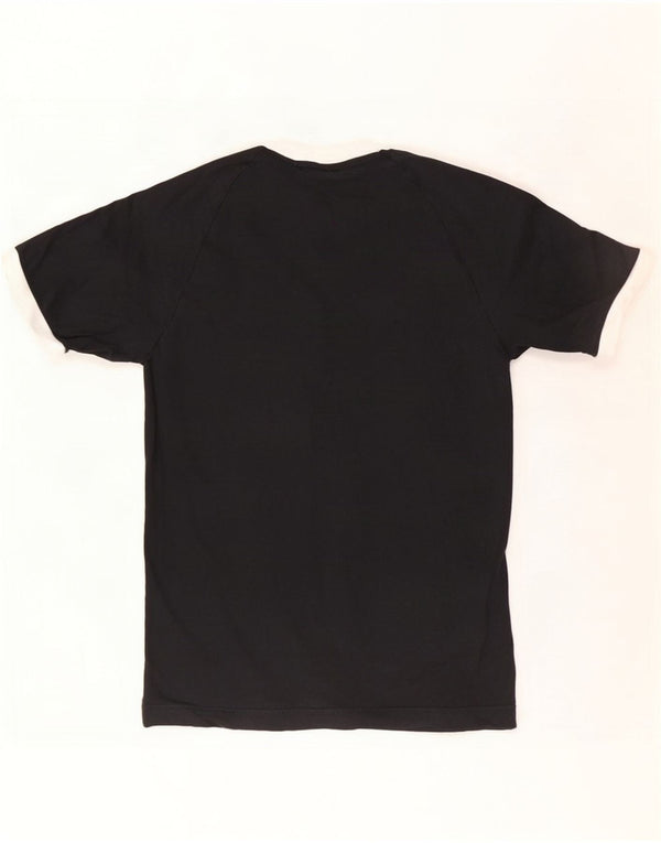 Adidas Herren T-Shirt Top Small Schwarz Baumwolle