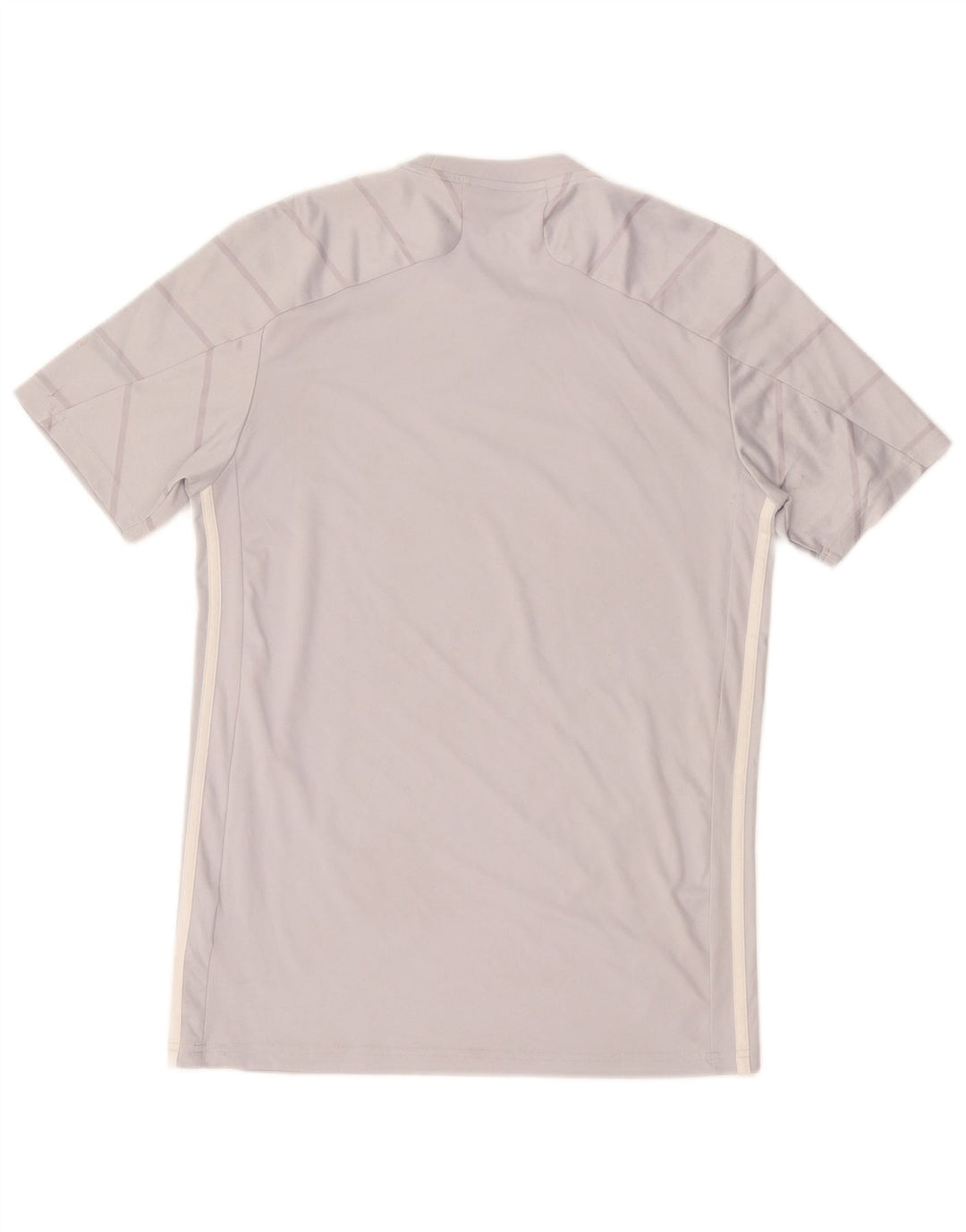 Adidas Herren Aeroready T-Shirt Top Small Grau gestreift Polyester