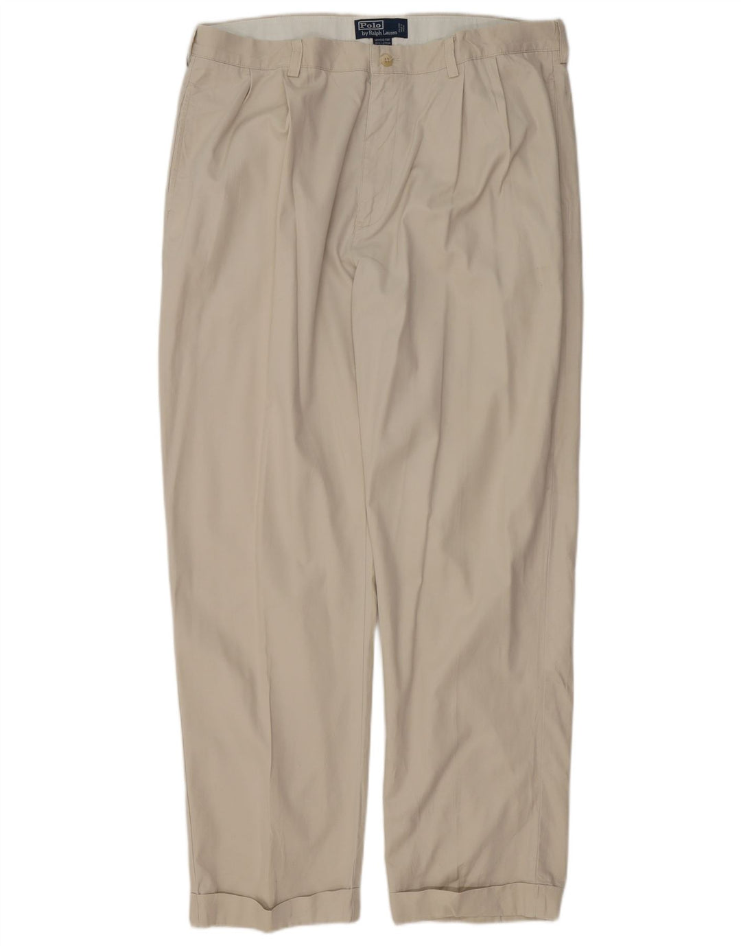 POLO RALPH LAUREN Herren-Chinohose mit Pegged, W38, L32, beige Baumwolle