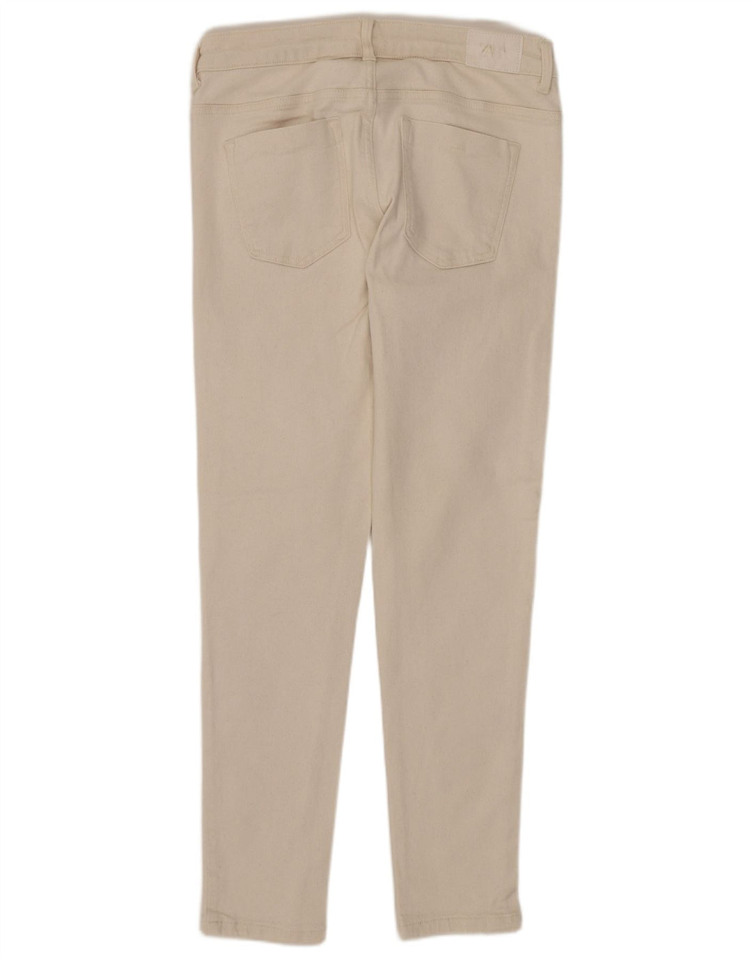 ZARA Damen Skinny Jeans EU 40 Medium W30 L27 Off White