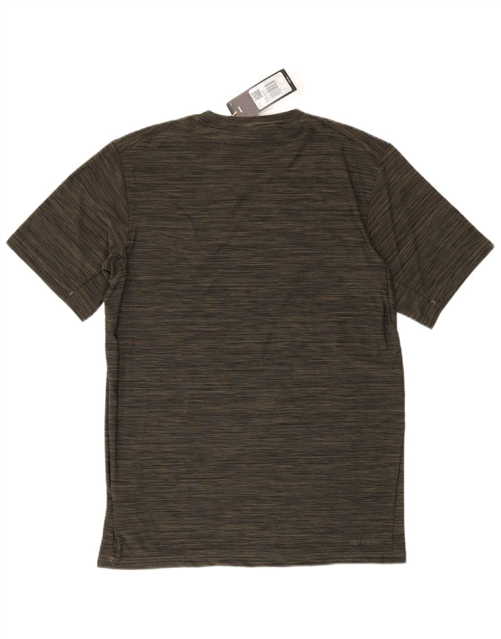 Adidas Herren T-Shirt Top Small Khaki meliert Polyester