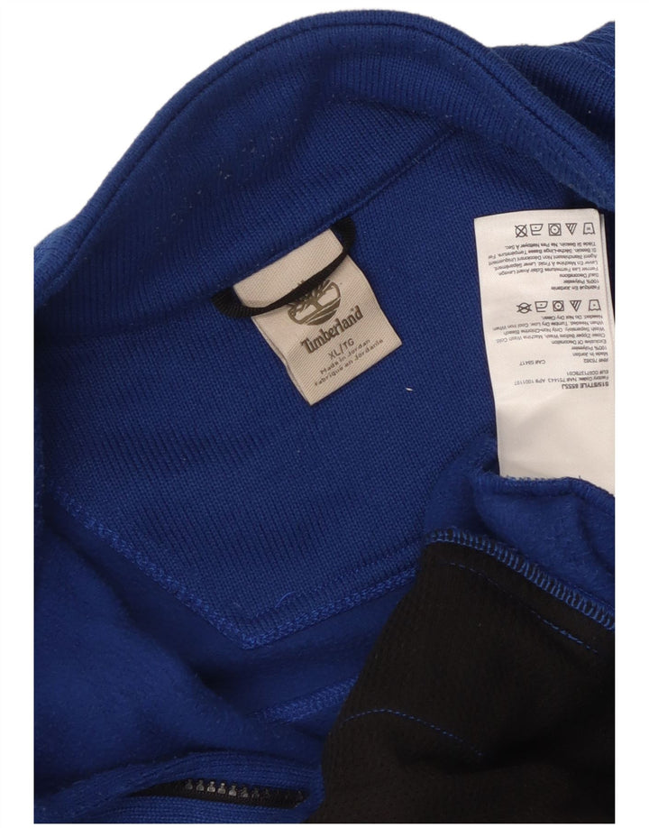 Timberland Herren Trainingsanzug Top Jacke XL Blau Polyester
