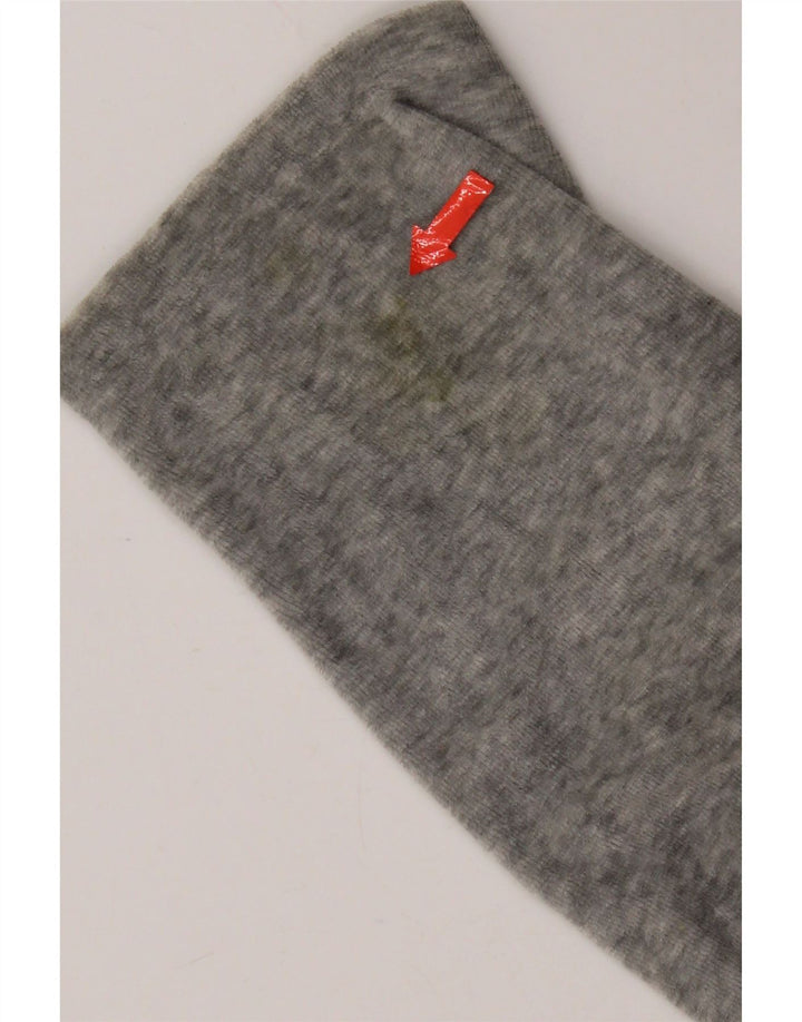 Marks & Spencer Damen Top Langarm UK 14 Large Grau Polyester