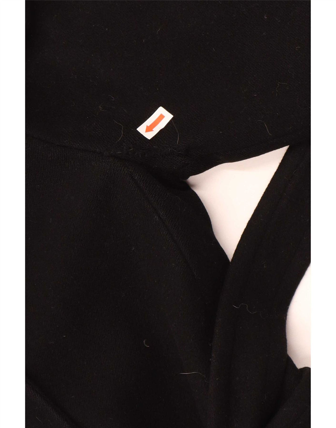 Lineaemme Damen Zweireihiger Mantel UK 8 Small Schwarze Wolle