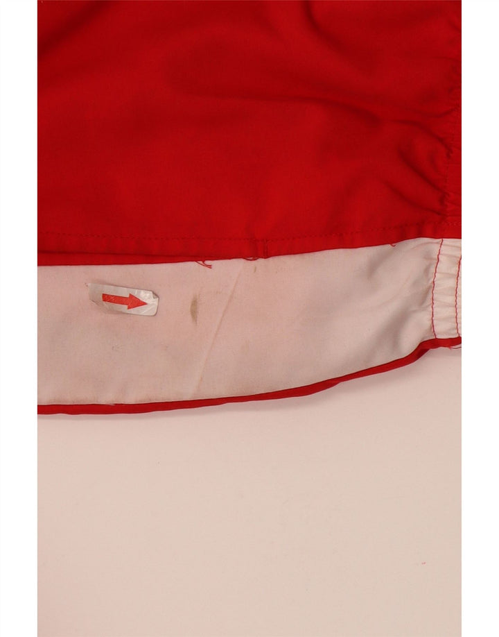 Champion Herren-Trainingsanzugoberteil, XL, rotes Farbblock-Polyester