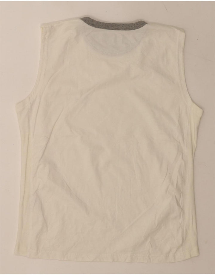 Champion Herren-Trägershirt, groß, aus weißer Baumwolle