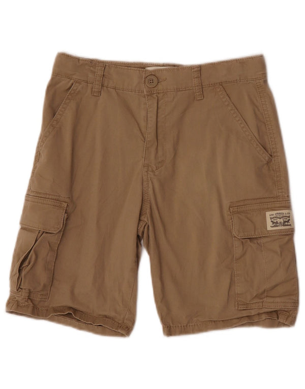 Levi's Jungen-Cargoshorts mit entspannter Passform, 11–12 Jahre, W26, beige Baumwolle