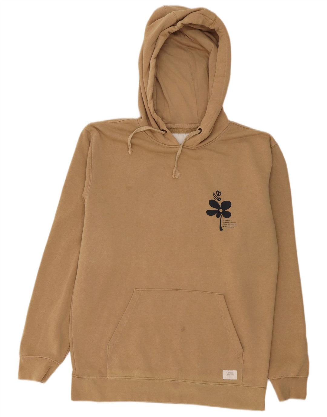 Vans Herren-Kapuzenpullover mit Grafik, mittelbeige Baumwolle